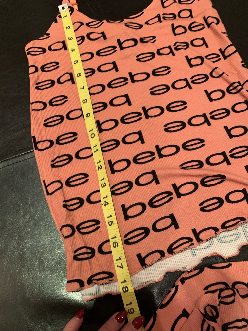 🌸BEBE🌸LOGO CAMI SHORT SET. EXCELLENT CONDITION! - Picture 8 of 10
